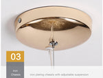 Snowflake Round/Rectangle Dandelion Branch Chandelier- Gold/Chrome/ Rose Gold - Reflect Lighting