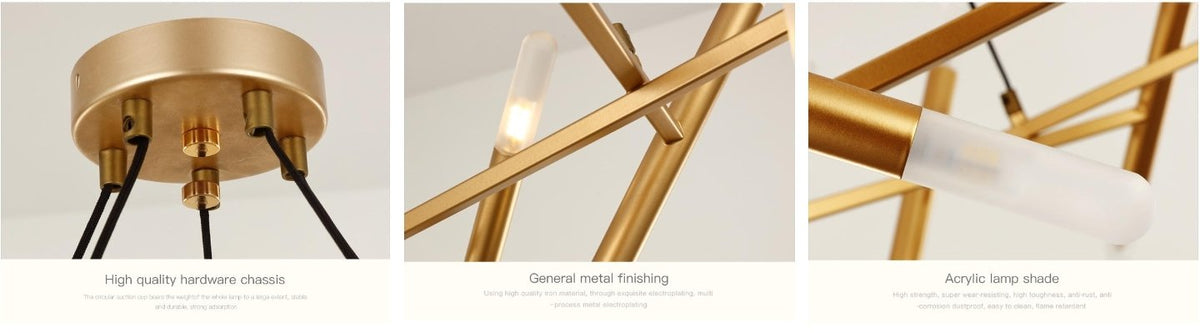 Tubed Tree Chandelier