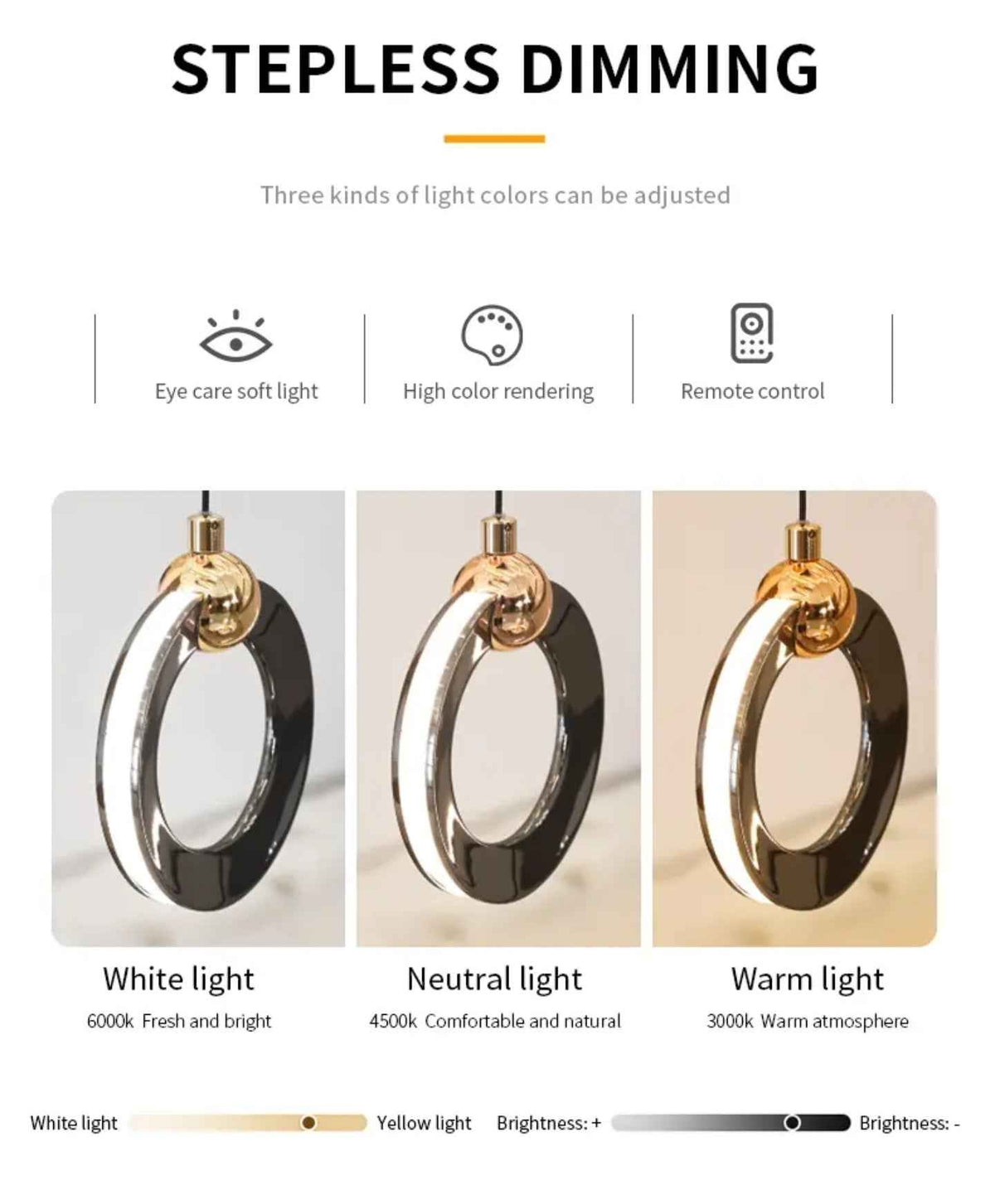 Elysian Rings Staircase Chandelier