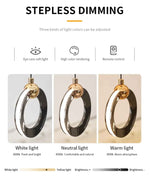 Elysian Rings Staircase Chandelier