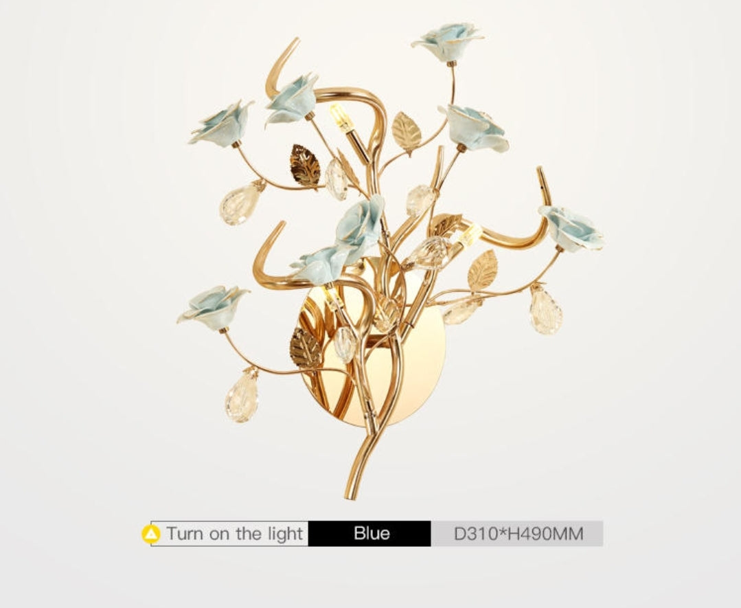 Lotus Flower Crystal Wall Lamps/-6 Colours - Reflect Lighting