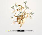 Lotus Flower Crystal Wall Lamps/-6 Colours - Reflect Lighting