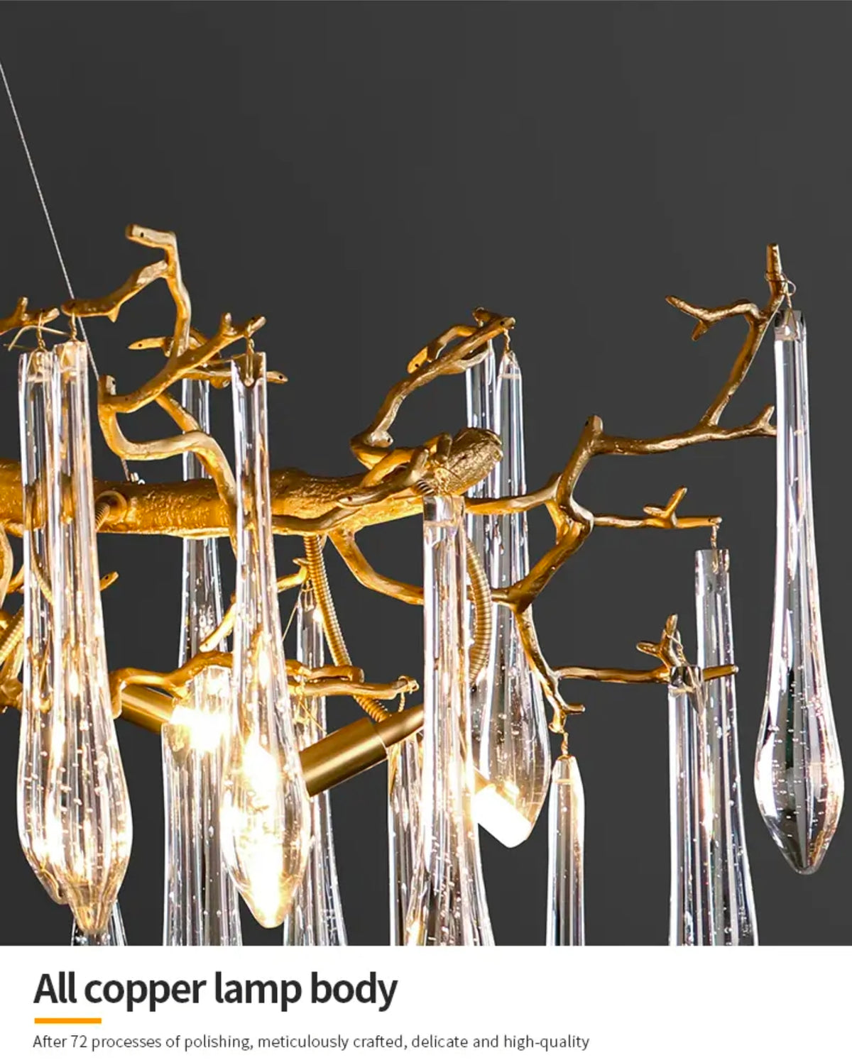 Malise Atticus Copper Chandelier