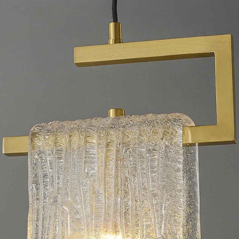 Abbaigh Copper Golden Staircase Chandelier- Colour & Brightness Changing