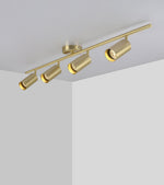 Gold Multi Head Metal Ceiling Spotlight - Reflect Lighting