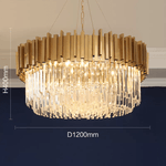 Full Set Gold Crystal Chandelier Light - Reflect Lighting