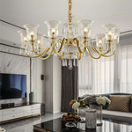 Silhouette Devonte Gold Chandelier - Reflect Lighting