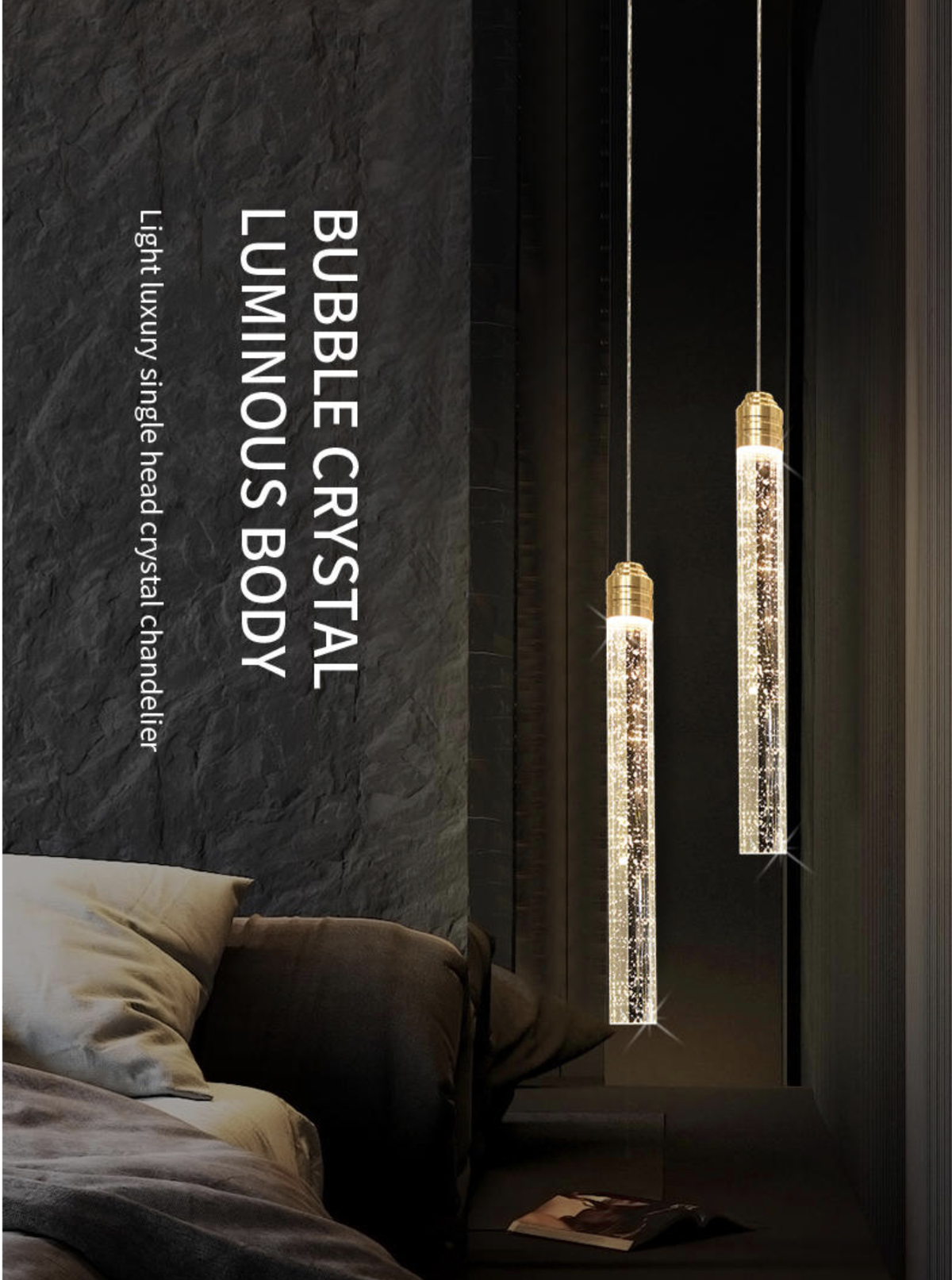 Ardilla 1-Light Bedroom Pendant Light- 4 shapes - Reflect Lighting