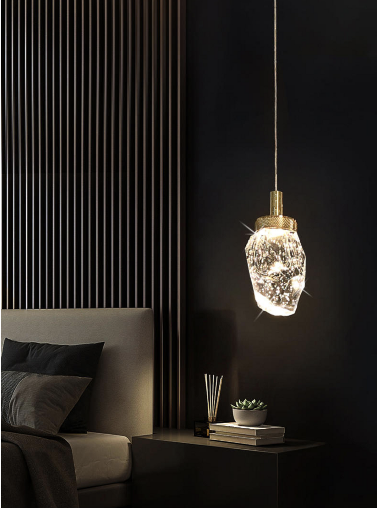 Ardilla 1-Light Bedroom Pendant Light- 4 shapes - Reflect Lighting