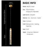 Ardilla 1-Light Bedroom Pendant Light- 4 shapes - Reflect Lighting