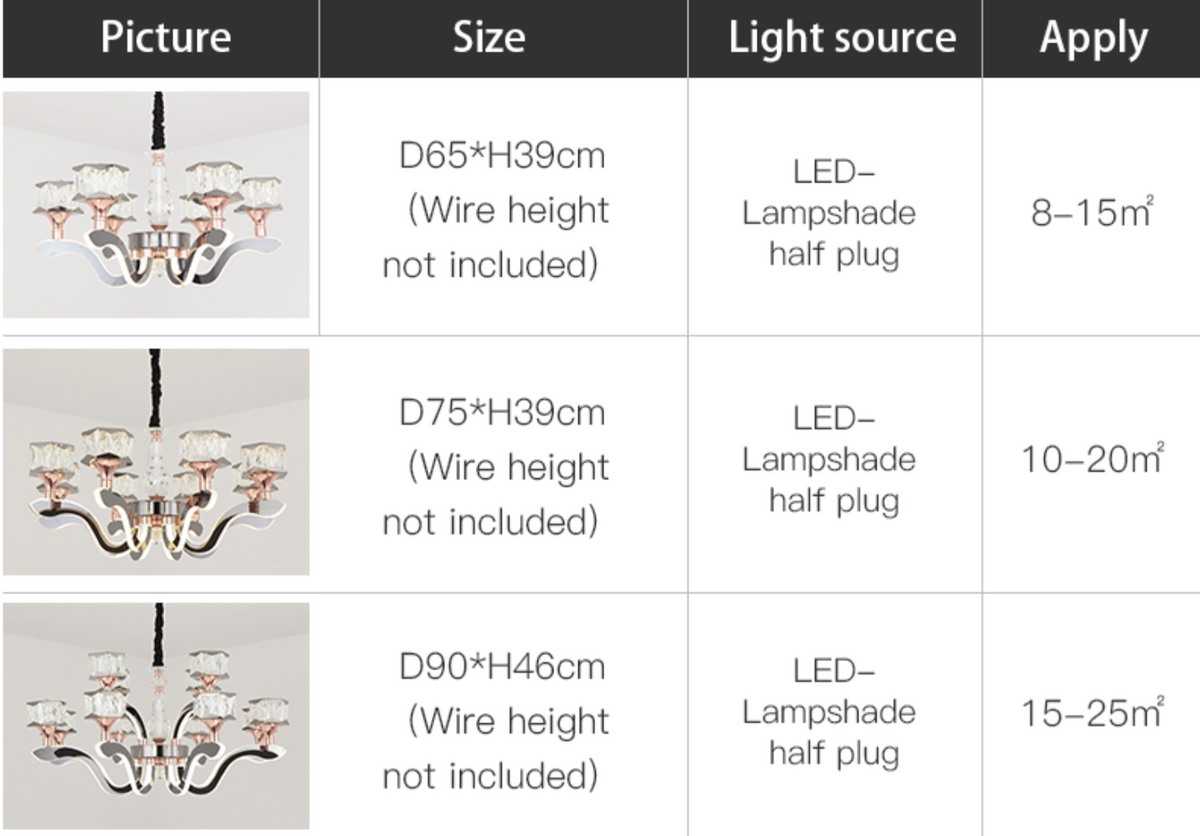 Fraser LED Crystal Shaded Chandelier - Reflect Lighting