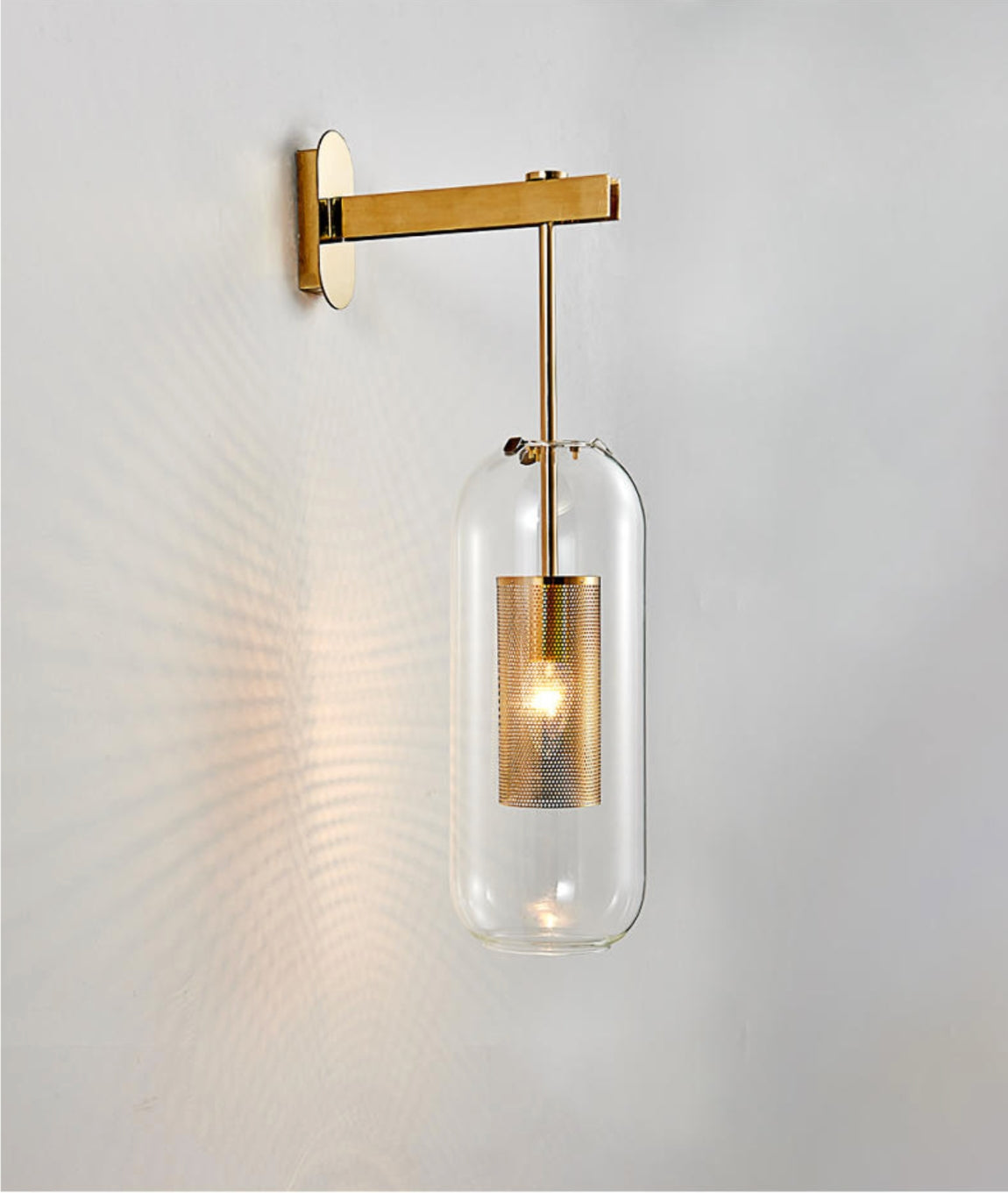 Tulip Johnathan Gold Wall Light - Reflect Lighting