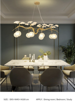 Hazel Gold LED Braided Chandelier - Reflect Lighting