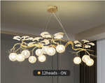 Hazel Gold LED Braided Chandelier - Reflect Lighting