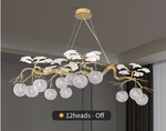 Hazel Gold LED Braided Chandelier - Reflect Lighting