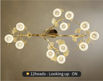 Hazel Gold LED Braided Chandelier - Reflect Lighting