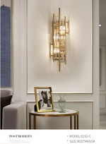 Mireille Rose Gold/Gold Wall lamp- 3 Shapes - Reflect Lighting