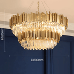 Full Set Gold Crystal Chandelier Light - Reflect Lighting