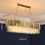 Full Set Gold Crystal Chandelier Light