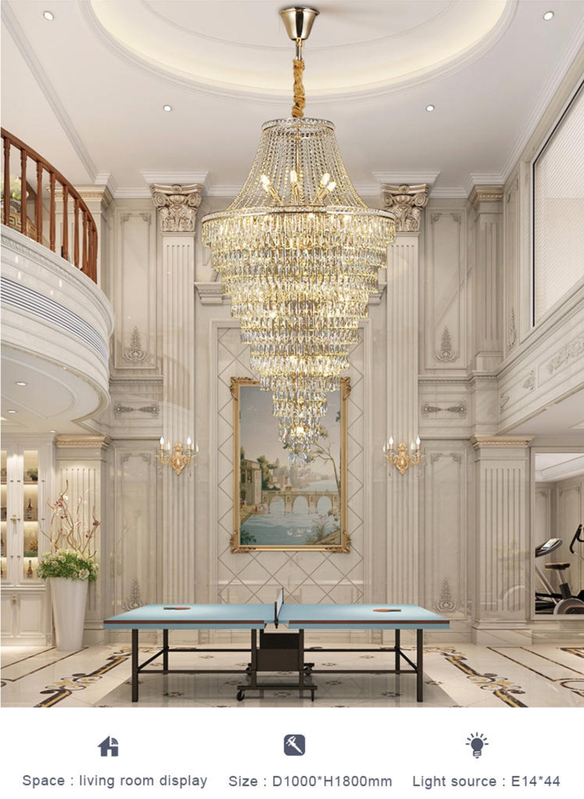 Jakob Crystal Chandelier - Reflect Lighting