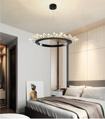 Wagon Wheel Chandelier-Black/Gold - Reflect Lighting