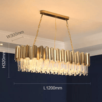 Full Set Gold Crystal Chandelier Light