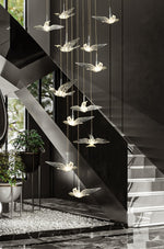 Cuckoo Bird Staircase Chandelier - Reflect Lighting
