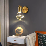 Gold Crystal Diamond Wall lamp - Reflect Lighting