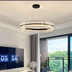 Muscato Antebi Gold/Black Chandelier- Round/Rectangular