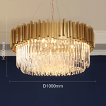 Full Set Gold Crystal Chandelier Light - Reflect Lighting