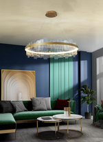 Clyde Barndon Frosted/Engraved Chandelier- Round/Rectangle - Reflect Lighting