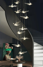 Cuckoo Bird Staircase Chandelier - Reflect Lighting