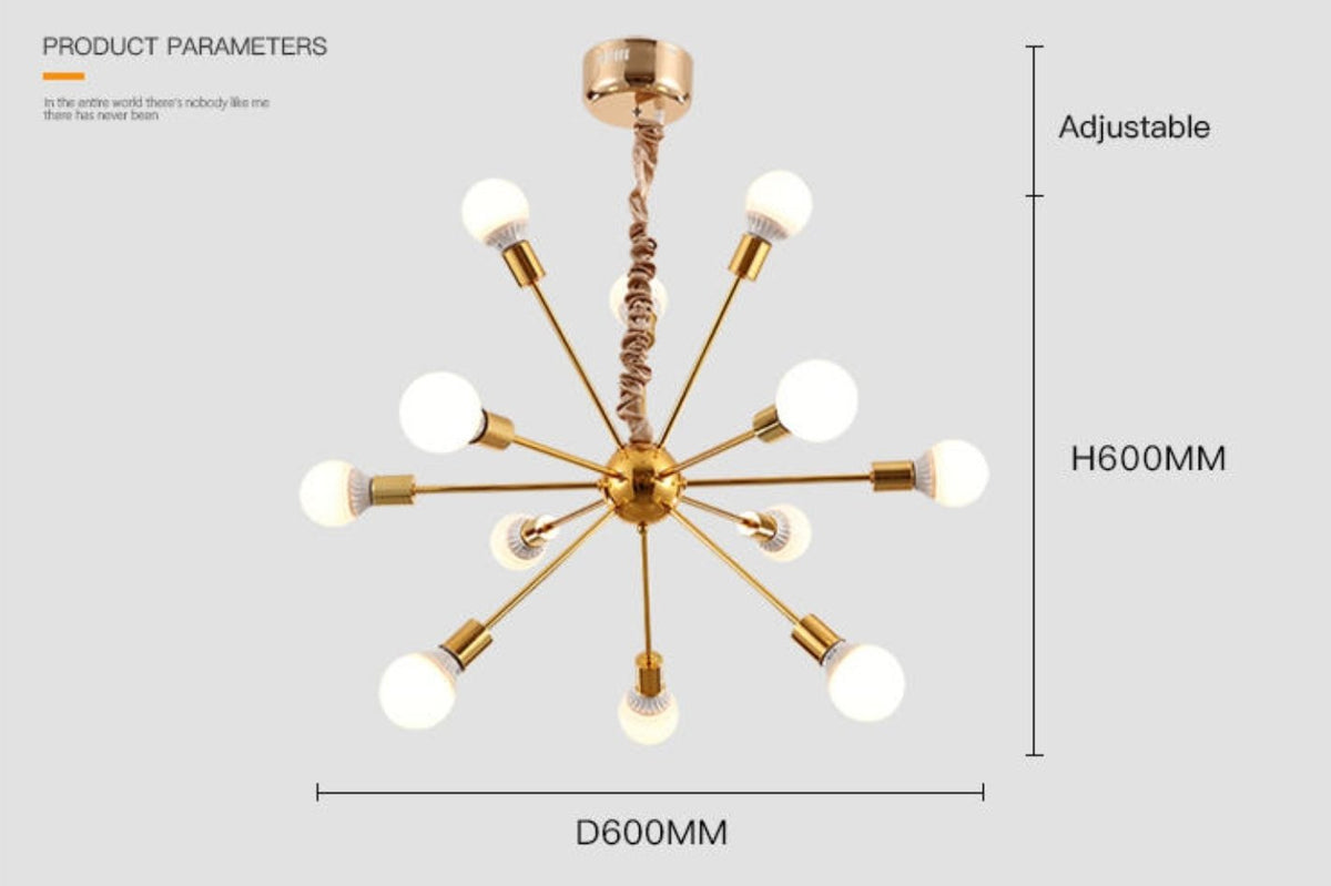Contracted Satellite Chandelier - Reflect Lighting