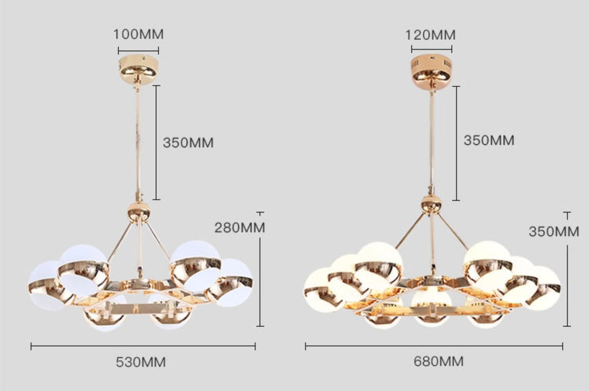 Magic Bean Ball Chandelier - Reflect Lighting