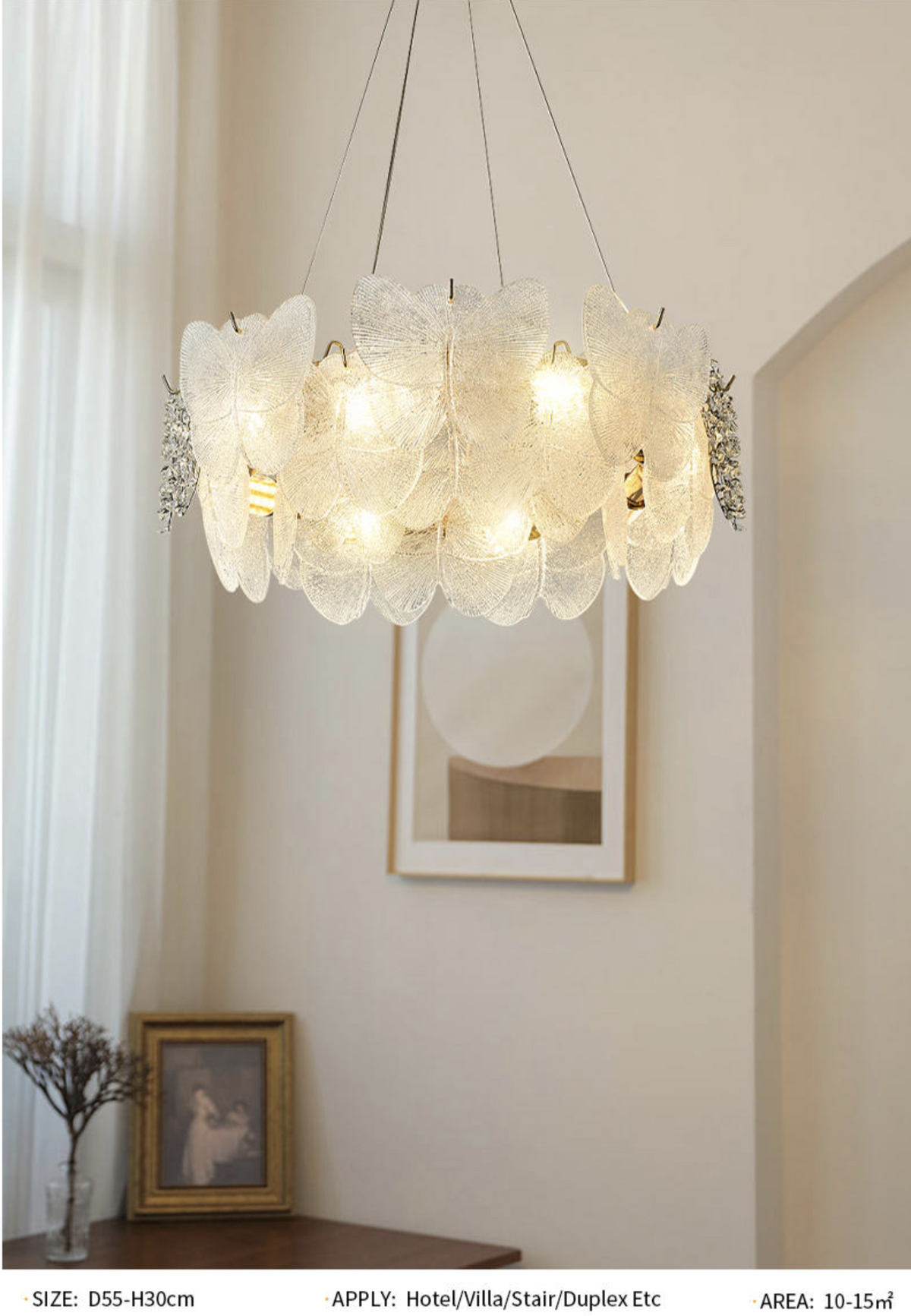 Monarch's Gleam Chandelier – Round/Rectangular - Reflect Lighting