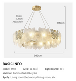 Monarch's Gleam Chandelier – Round/Rectangular - Reflect Lighting