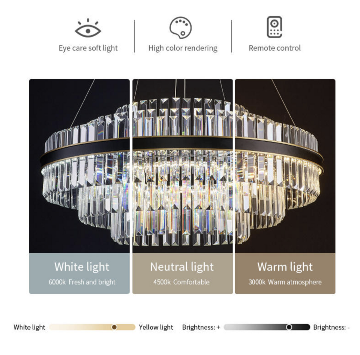 Chevonne Hopkins Gold Crystal Chandelier– Round/Rectangular - Reflect Lighting