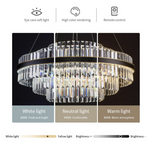 Chevonne Hopkins Gold Crystal Chandelier– Round/Rectangular - Reflect Lighting
