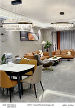Chevonne Hopkins Gold Crystal Chandelier– Round/Rectangular - Reflect Lighting