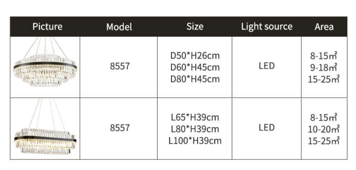 Chevonne Hopkins Gold Crystal Chandelier– Round/Rectangular - Reflect Lighting