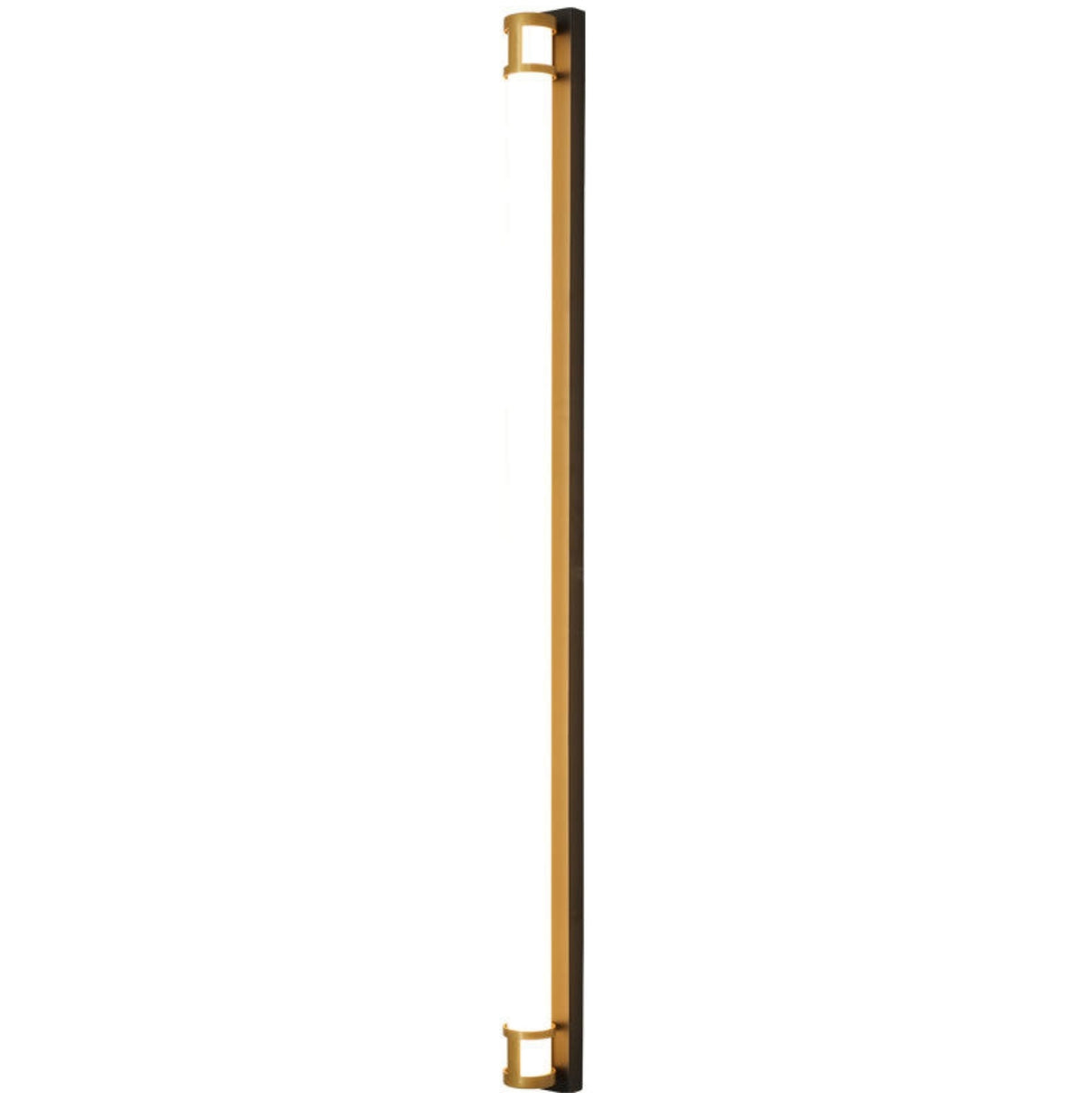 Galarza Gold & Black LED Outdoor Wall Light - Reflect Lighting