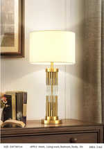 Ancelin Crystal Table Lamp Light- 2 Shapes - Reflect Lighting