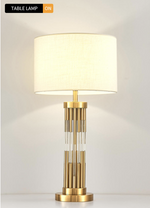 Ancelin Crystal Table Lamp Light- 2 Shapes - Reflect Lighting