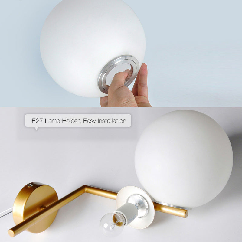 Sconce Ball Indoor Wall Lamp - Reflect Lighting