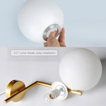 Sconce Ball Indoor Wall Lamp - Reflect Lighting