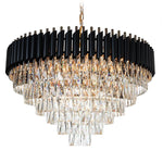 Hanging Black Crystal Chandelier Light - Reflect Lighting
