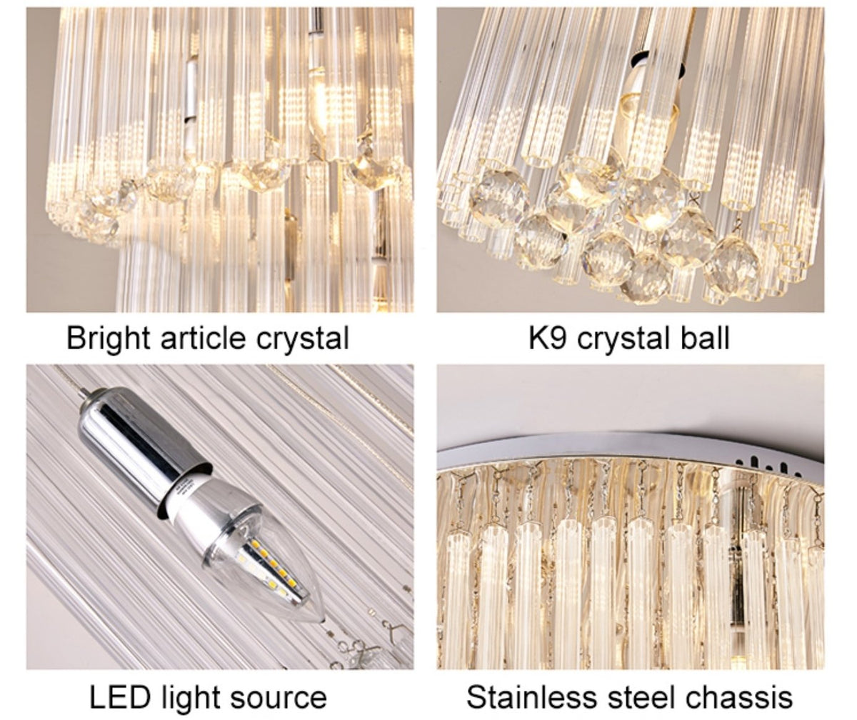 Large Full Crystal Lighting Chandeliers - Reflect Lighting