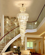 Spiral Crystal Chandelier Light - Reflect Lighting