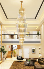 Large Tower Classic Crystal Chandelier - Reflect Lighting