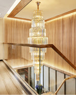 Large Tower Classic Crystal Chandelier - Reflect Lighting